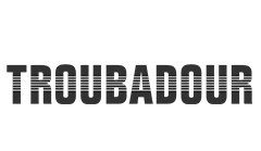 troubadour logo black